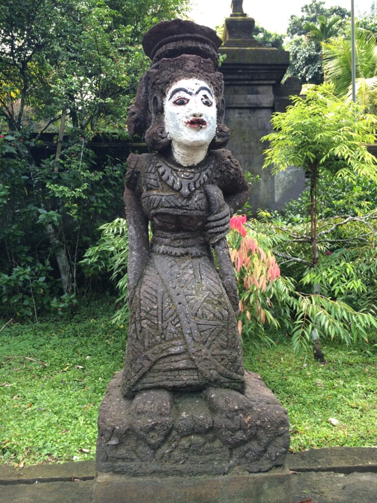 Balinese Statue with face