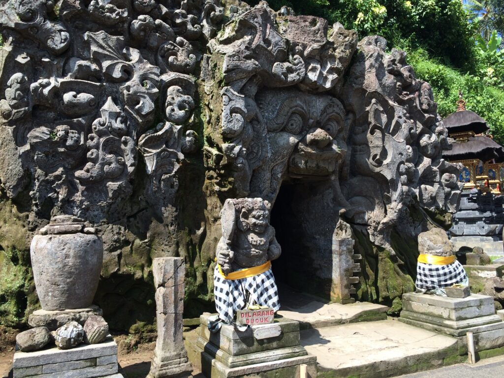 Goh Gajah, the elephant cave, in Bali