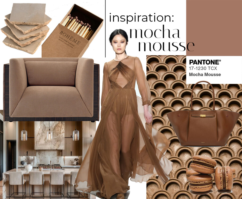 PANTONE 17-1230 Mocha Mousse. COLOR OF THE YEAR 2025