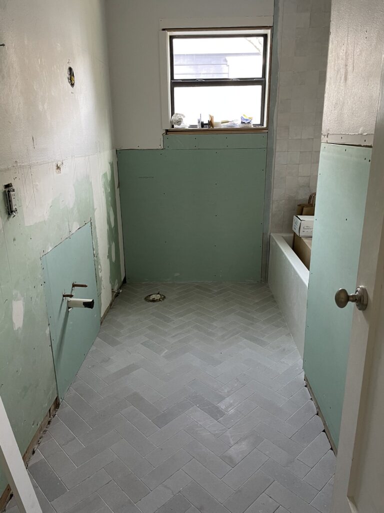 Austin Interior Designer Bathroom Remodel Progress