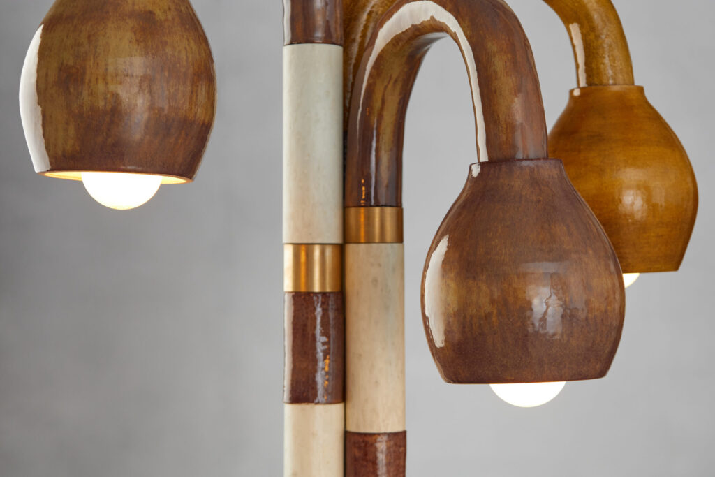 Drew Abrahamson Baste Floor Lamp Detail2 Ella Maximillion Studio Scaled