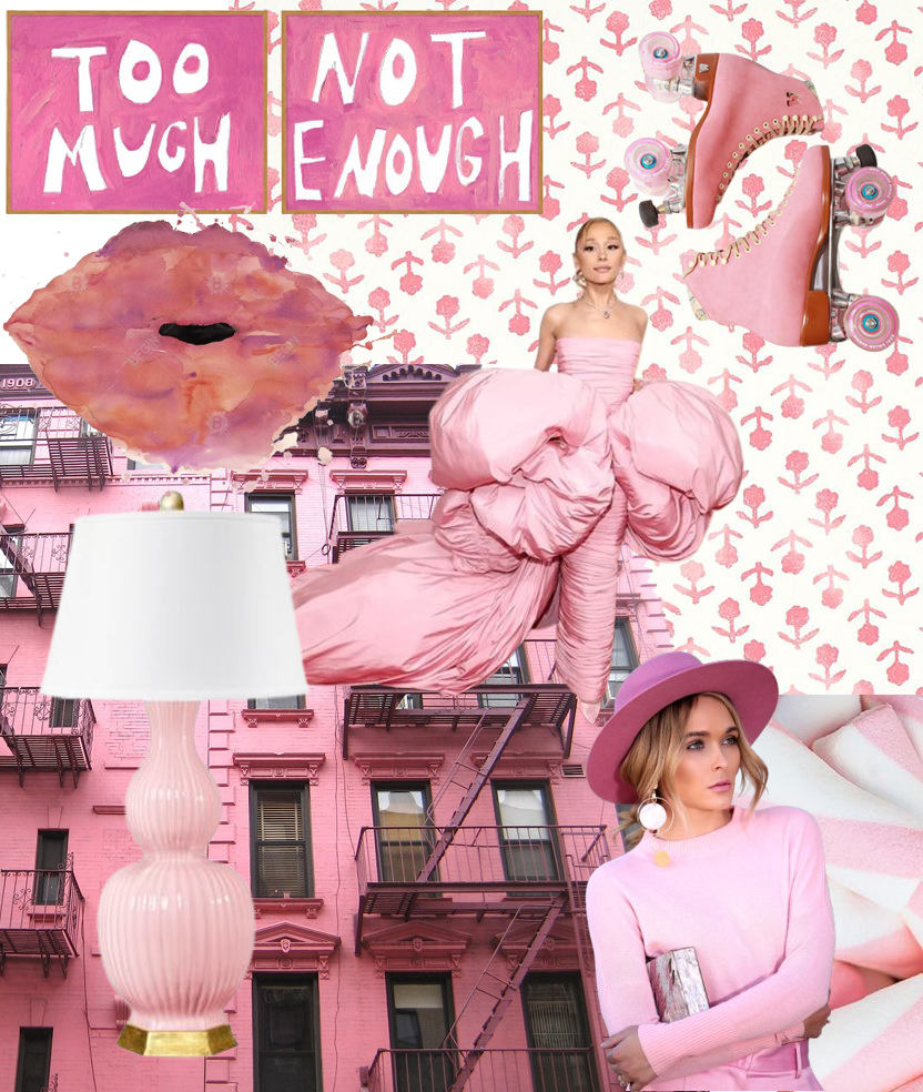 Austin Interior Designer Nuela Designs Think Pink Style Color Mood Board